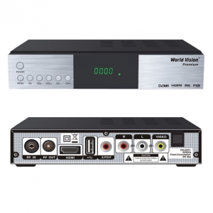 Цифровой эфирный и кабельный ресивер DVB-T2/ DVB-C WORLD VISION PREMIUM